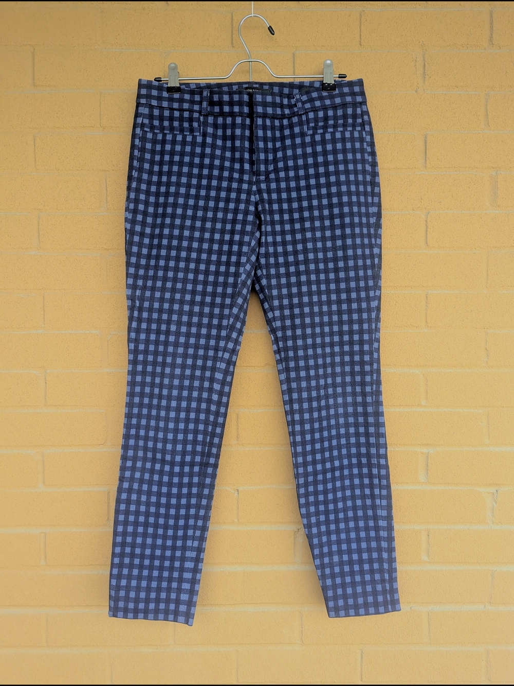 Banana Republic Slim Fit Checkered Pant